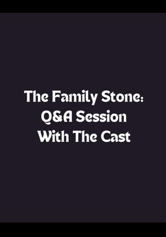 The Family Stone: Q&A Session with the Cast