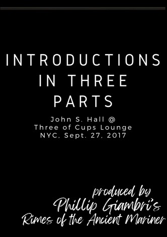 Introductions in Three Parts