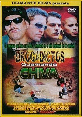 Drogadictos quemando chiva