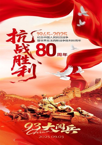 1945-2025纪念中国人民抗日战争暨世界反法西斯战争胜利80周年大阅兵