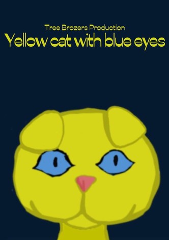 Yellow cat with blue eyes