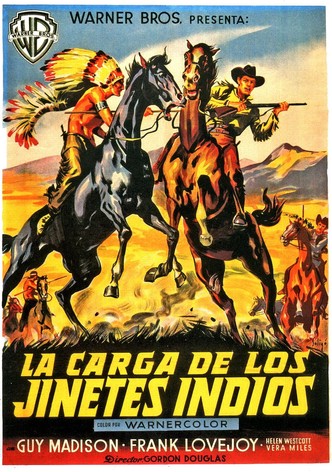 La carga de los jinetes indios