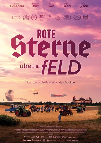 Rote Sterne überm Feld