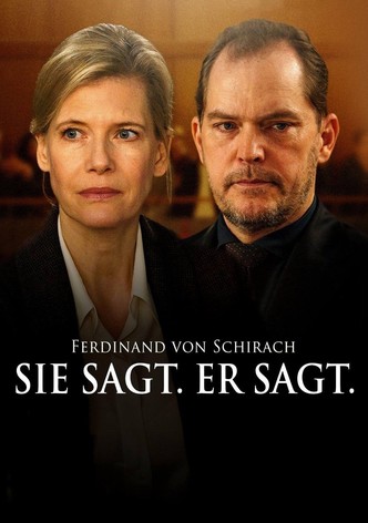 Sie sagt. Er sagt.
