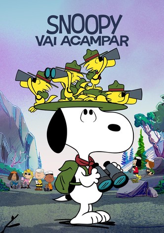 Snoopy Vai Acampar