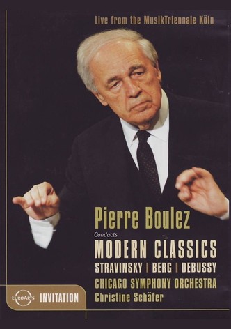 Pierre Boulez Conducts Modern Classics