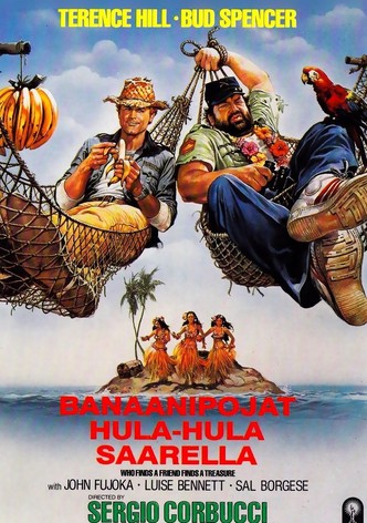 Banaanipojat hula-hula saarella