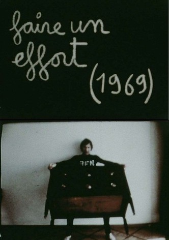 Faire un effort