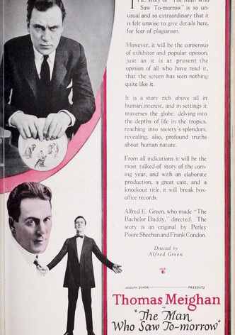 The Man Who Saw Tomorrow