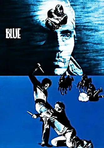Blue poster