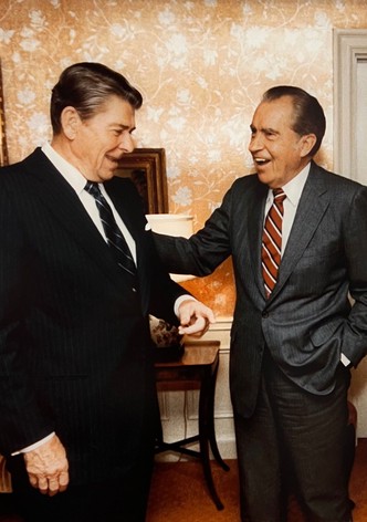 Ronald Reagan and Richard Nixon on Camera