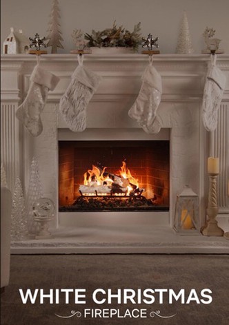 White Christmas Fireplace