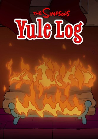 The Simpsons Yule Log