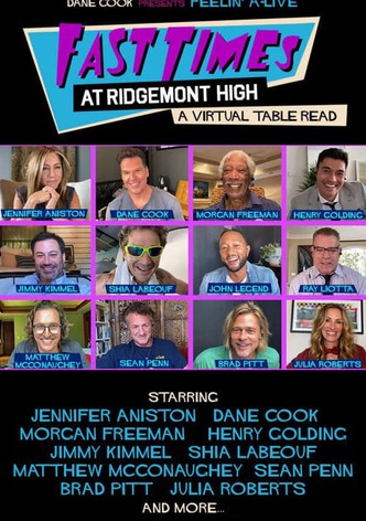 Fast Times at Ridgemont High Table Read