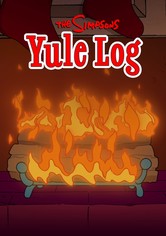 The Simpsons Yule Log