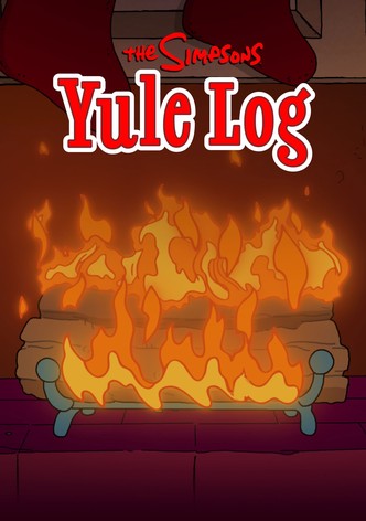 The Simpsons Yule Log