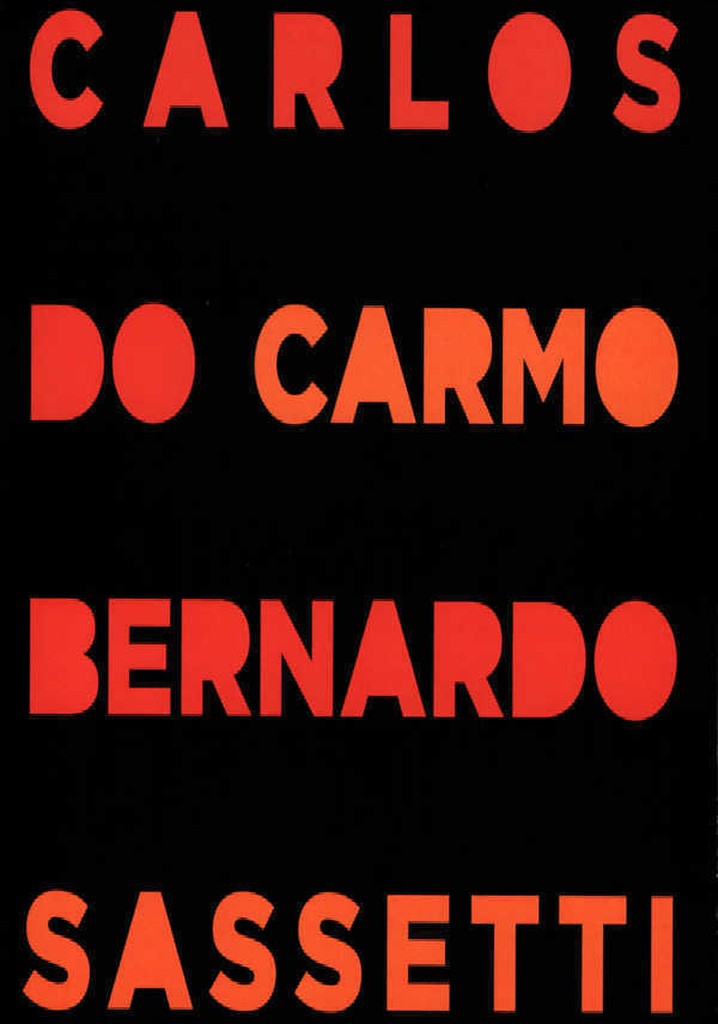 Carlos do Carmo, Bernardo Sassetti:
