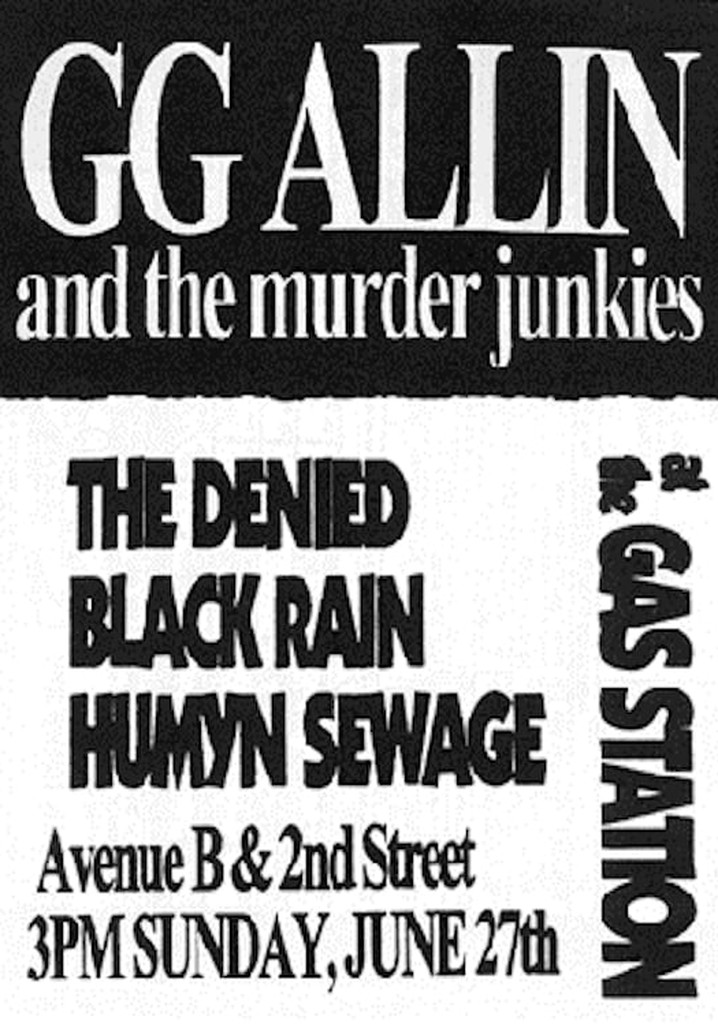 GG Allin: Live at the Gas Station