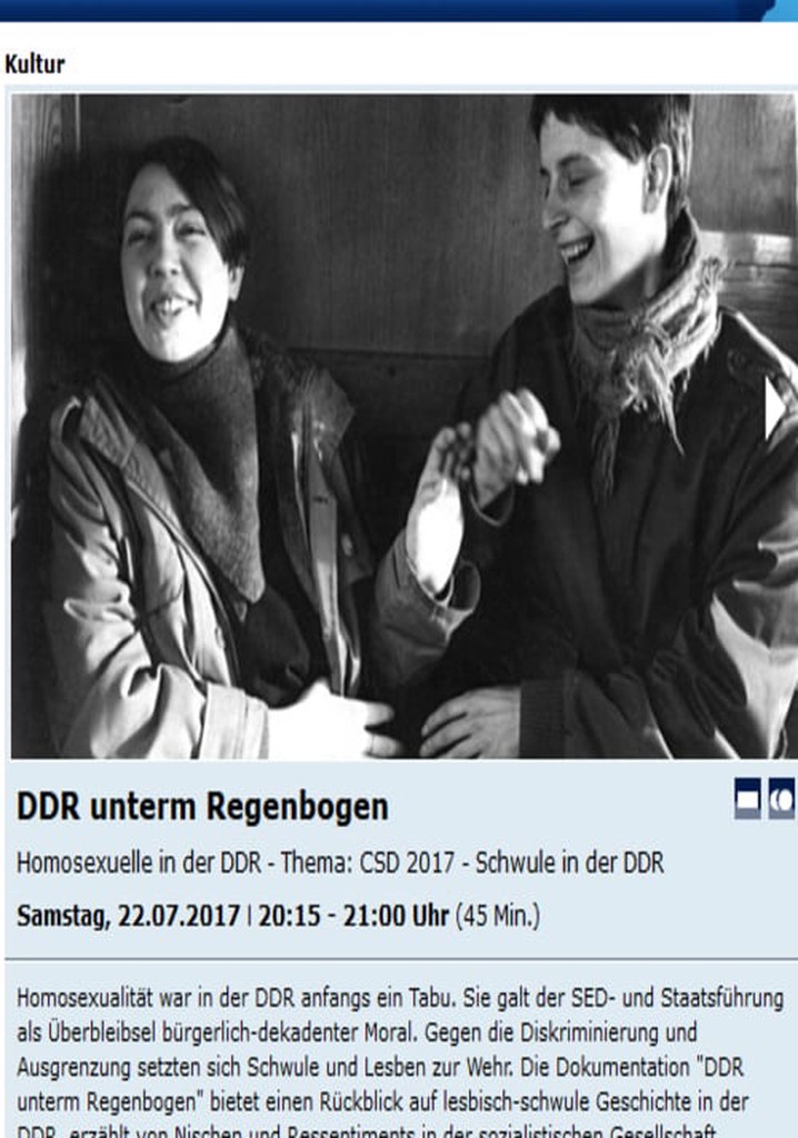 DDR unterm Regenbogen