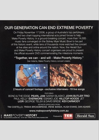 Make Poverty History - Music Concert