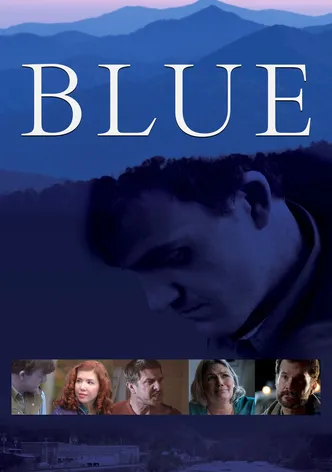 Blue poster