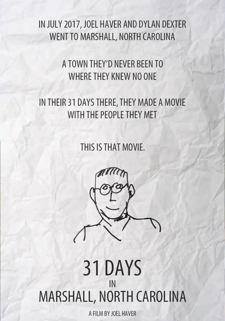 31 Days in Marshall, North Carolina