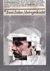 Zwei Zeilen, kleingedruckt