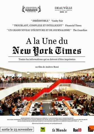 A la une du New York Times