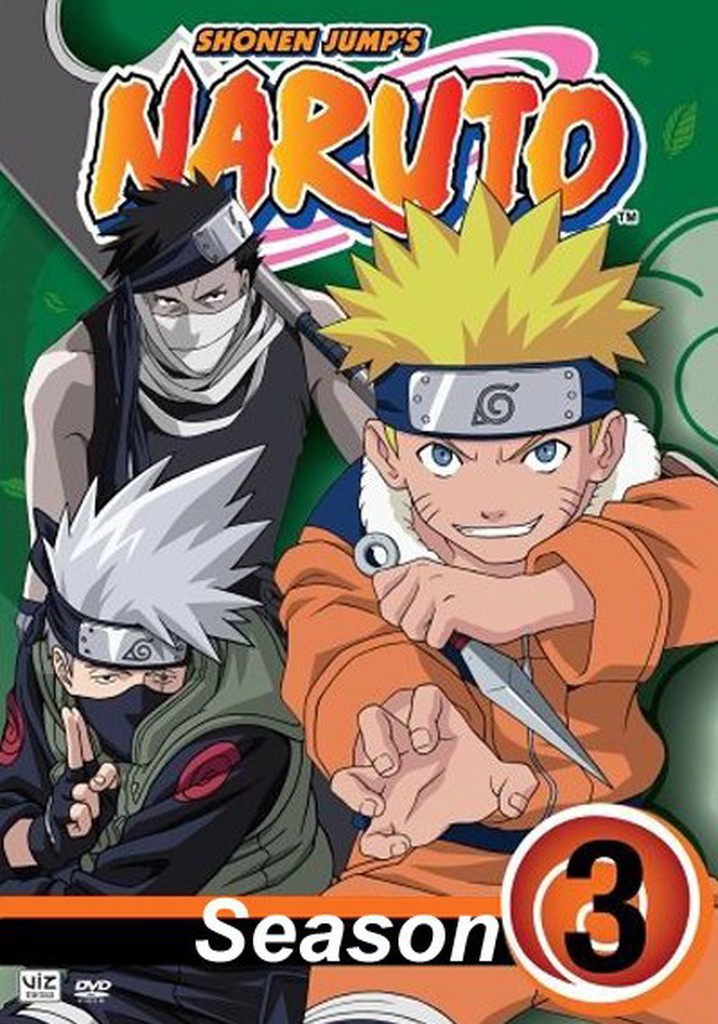 Naruto 3 Temporada Completa Em 3 Dvds