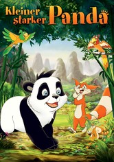 Kleiner starker Panda