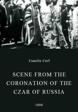 Scene from the Coronation of the Czar of Russia