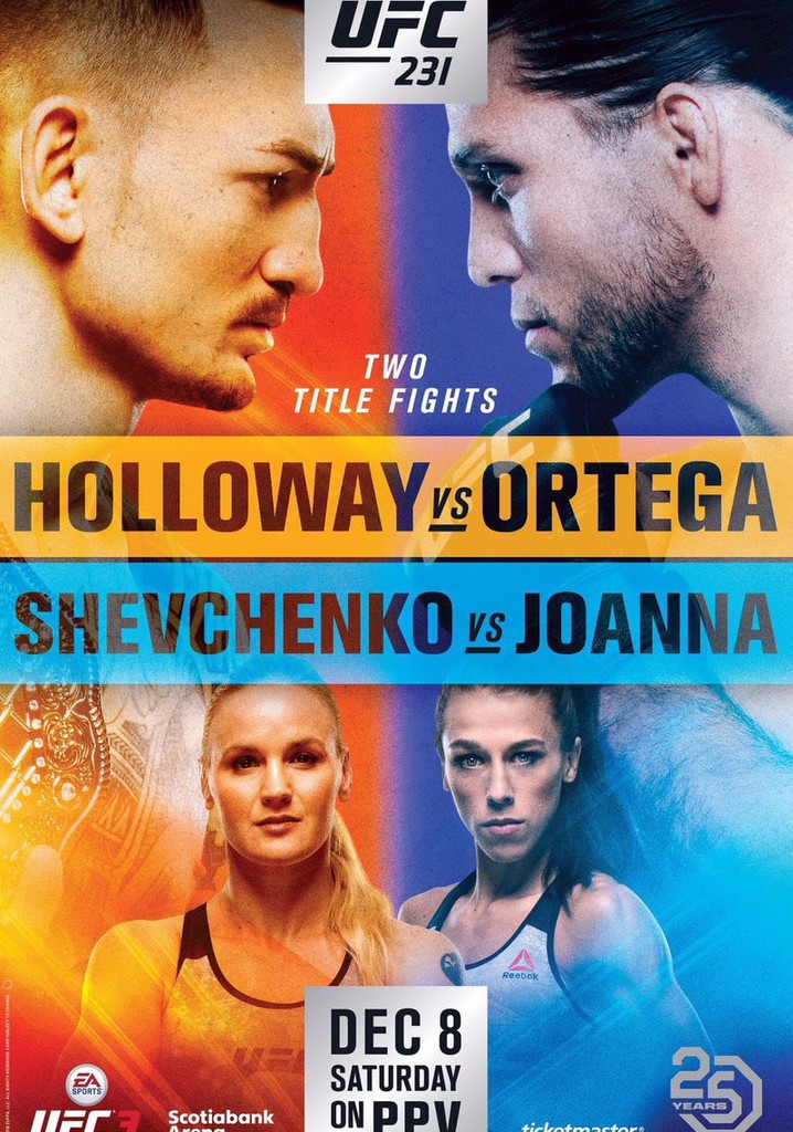UFC 231: Holloway vs. Ortega