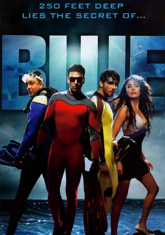Blue poster